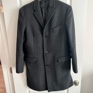 Men’s J Crew Charcoal overcoat